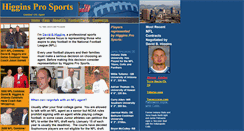 Desktop Screenshot of higginsprosports.com